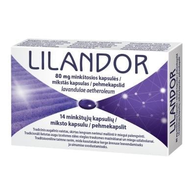 LILANDOR 80mg mīkstās kapsulas N14