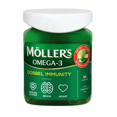 MOLLERS Omega-3 Dobbel zivju eļļa kapsulas N90