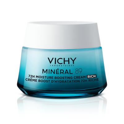 VICHY Mineral 89 Rich mitrinošs krēms sausai un ļoti sausai ādai 50ml