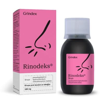 RINODEKS sīrups 180ml
