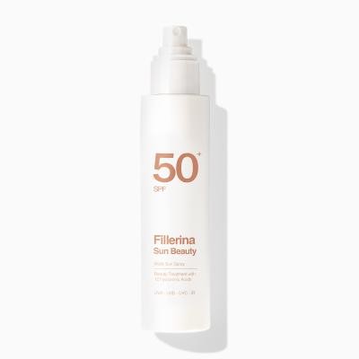 FILLERINA SPF50+ ķermeņa sauļošanās sprejs 200 ml