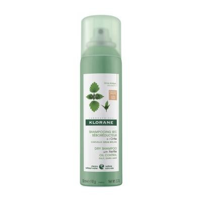 KLORANE sausais šampūns ar nātru ekstraktu, ar toni tumšiem matiem 150ml