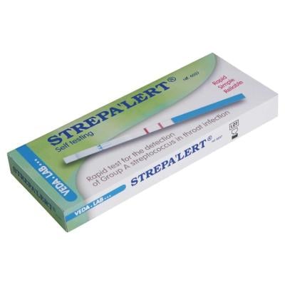 VEDA LAB Strepa’lert A grupas B-hemolītisko streptokoku baktēriju noteikšanai, pašnoteikšanas testa strēmeles N1
