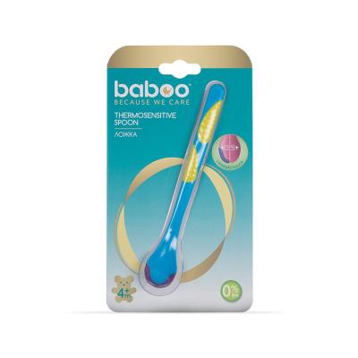 BABOO Karstumjutīgā karote, 4+ mēnešu vecumam, zila