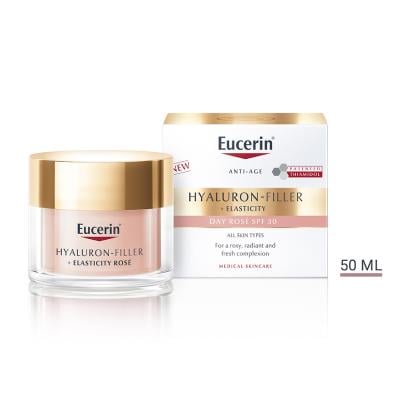 EUCERIN Hyaluron-Filler+Elasticity Rose SPF30 dienas krēms 50 ml