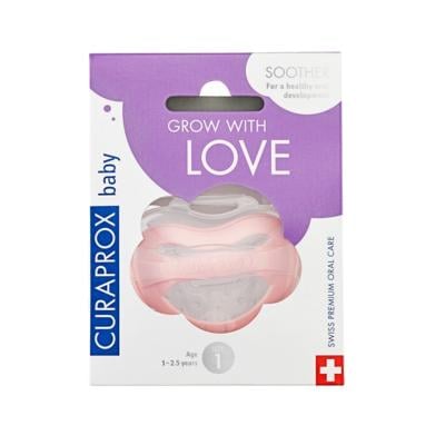 CURAPROX Baby knupītis izmērs Nr.1 (1 - 2.5 gadi), rozā