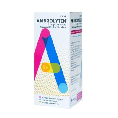 AMBROLYTIN 15mg/5ml sīrups 100ml