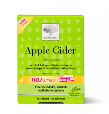 NEW NORDIC Apple Cider Mega Strenght tabletes N30