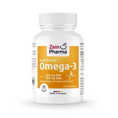 ZEINPHARMA Omega-3 Gold Cardio mīkstās kapsulas N30