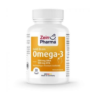 ZEINPHARMA Omega-3 Gold Brain mīkstās kapsulas N30