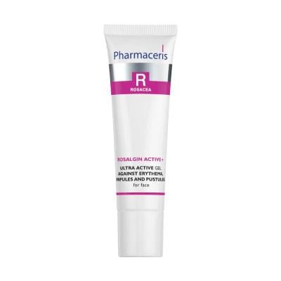 PHARMACERIS R Rosalgin Active+ gels pret eritēmu, papulām un pustulām 30ml