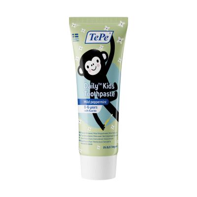 TEPE Daily Kids zobu pasta bērniem vecumā no 0-6 gadiem, ar piparmētru garšu, 75ml