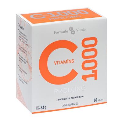 FORMULA VITALE Prolong C Vitamīns 1000mg tabletes N60