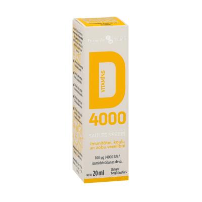 FORMULA VITALE D Vitamīns 4000 saules sprejs 20ml