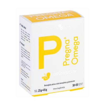 FORMULA VITALE Pregna+ Omega tabletes N30 + kapsulas N30