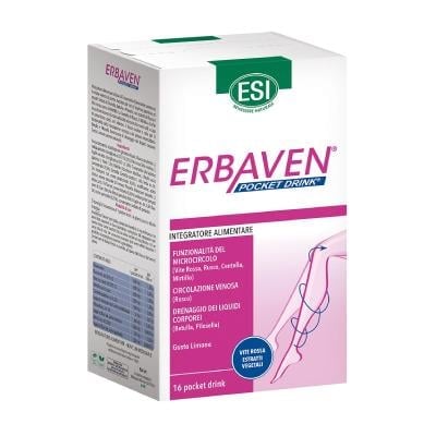 ESI Erbaven Pocket Drink kāju veselībai, šķidrums 20mlxN16