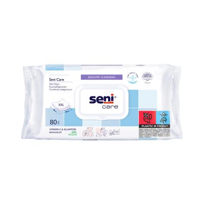 SENI Care mitrās salvetes ar vāciņu N80