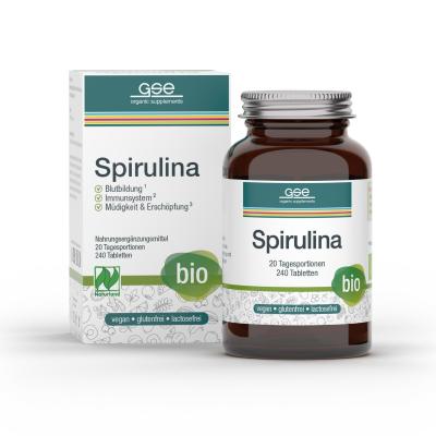 GSE Bio Spirulina 500 mg tabletes N240