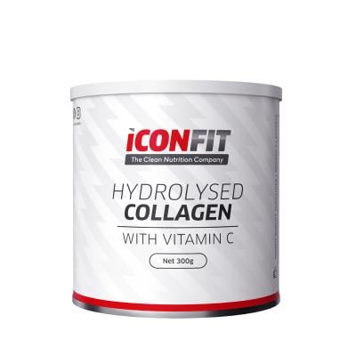 ICONFIT Hidrolizēts Kolagēns+C Vitamīns - bez garšas, pulveris 300g