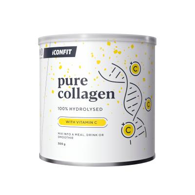 ICONFIT Hidrolizēts Kolagēns + C Vitamīns - bez garšas, pulveris 300g