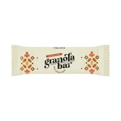 VIBLANCE Granola batoniņš ar mandelēm un tonkas pupiņām 55g