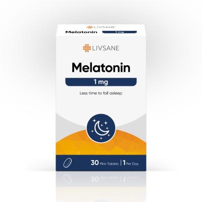 LIVSANE Melatonīns 1mg tabletes N30