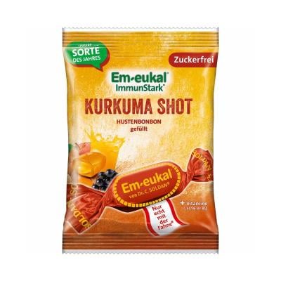 DR.SOLDAN Em-Eukal ImmunStark Kurkuma Shot ar C vit. karameles bez cukura 75g