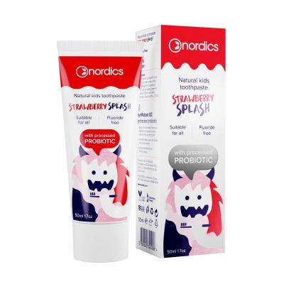 NORDICS Strawberry Splash zobu pasta bērniem ar zemeņu garšu 50ml
