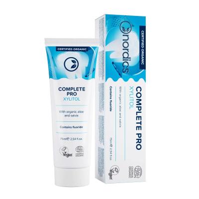 NORDICS Complete Pro organiskā zobu pasta ar fluorīdu 75ml