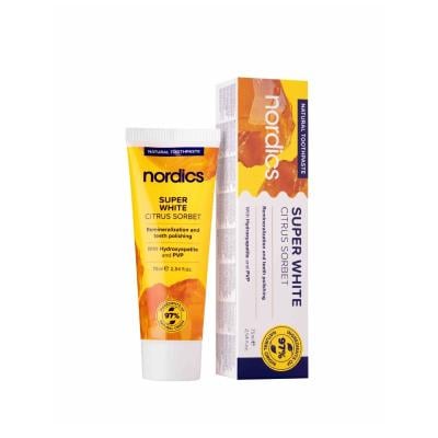 NORDICS Super White Citrus Sorbet zobu pasta 75ml
