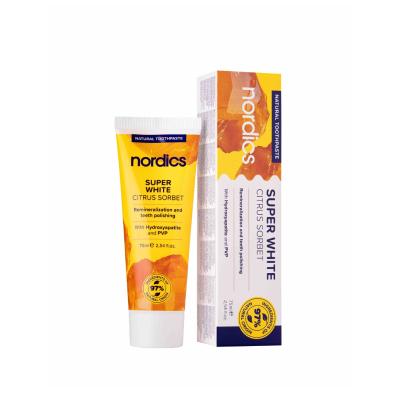 NORDICS Super White Citrus Sorbet zobu pasta 75ml