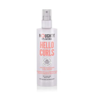 NOUGHTY Hello Curls Primer izsmidzināms veidošanas līdzeklis cirtainiem, viļņainiem matiem 200ml