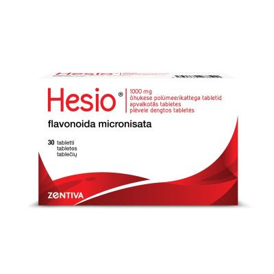 HESIO 1000mg apvalkotās tabletes N30