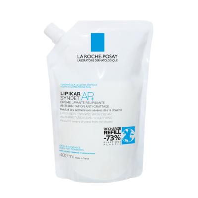 LA ROCHE-POSAY Lipikar Syndet AP+ ķermeņa mazgāšanas krēms Refill 400ml
