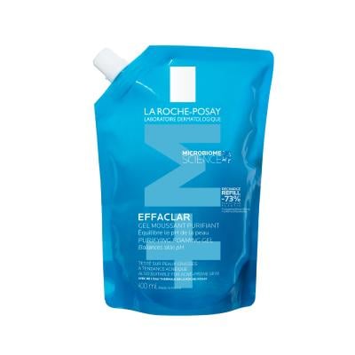 LA ROCHE-POSAY Effaclar putojoša attīroša želeja Refill 400ml