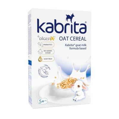 KABRITA Auzu pārslu putra uz kazas piena pamata 5+m. 180g