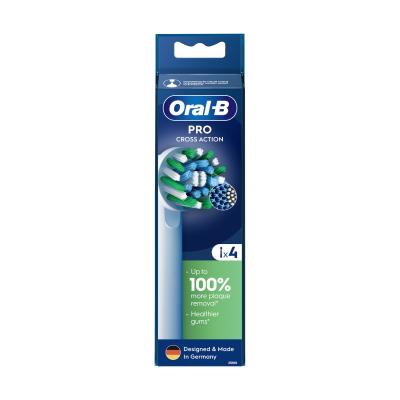 ORAL B Pro Cross Action White elektriskās zobu birstes uzgaļi N4