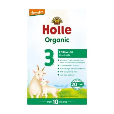 HOLLE Kazas piena maisījums Nr.3 zīdaiņiem no 10 mēn. 400g