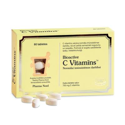BIOACTIVE C vitamīns 750mg tabletes N60