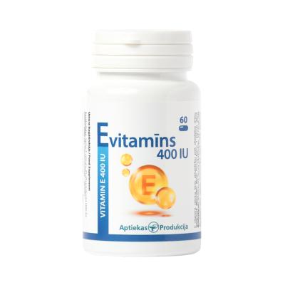 AP E vitamīns 400IU kapsulas N30