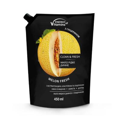 ENERGY OF VITAMINS Melon Fresh šķidrās ziepes ar glicerīnu 450ml