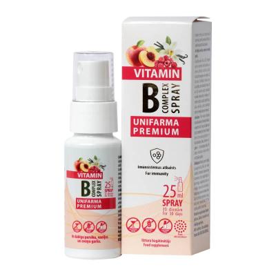 UNIFARMA Premium B vit. Complex izsmidzināms šķidrums 25ml