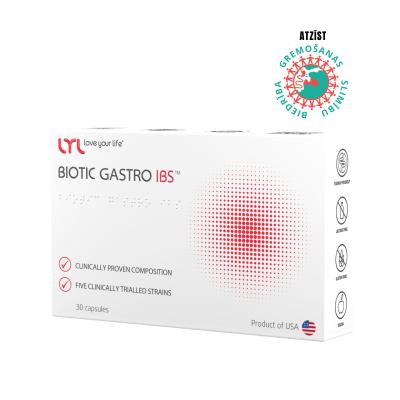 LYL BIOTIC GASTRO IBS, kapsulas, N30