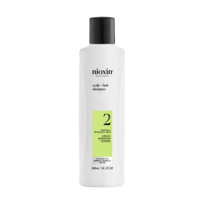 NIOXIN System 2 šampūns dabiskiem matiem ar progresējošu tendenci kļūt plānākiem 300ml