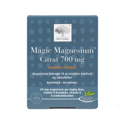 NEW NORDIC Magic Magnesium Citrat 700 mg tabletes N60