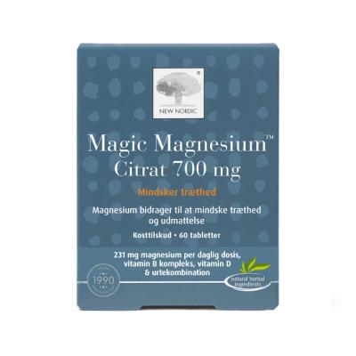 NEW NORDIC Magic Magnesium Citrat 700 mg tabletes N60