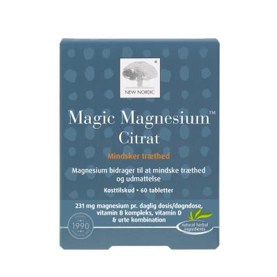 NEW NORDIC Magic Magnesium Citrat tabletes N60