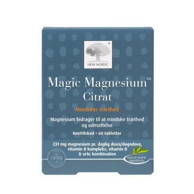 NEW NORDIC Magic Magnesium Citrat tabletes N60