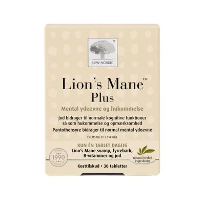 NEW NORDIC Lion's Mane Plus tabletes N30