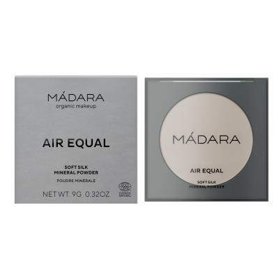 MADARA Air Equal minerālais sejas pūderis, #0 TRANSLUCENT 9g